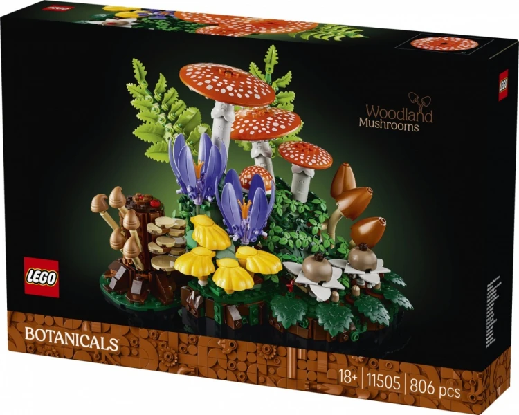 LEGO Klocki Botanicals 11505 Grzyby leśne
