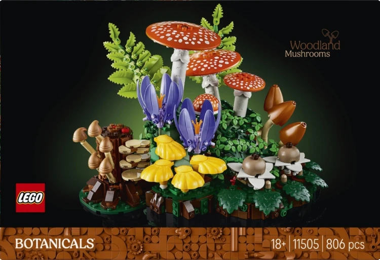 LEGO Klocki Botanicals 11505 Grzyby leśne