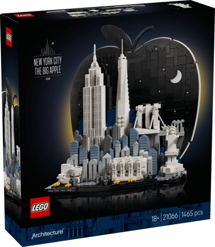 LEGO Klocki Architecture 21066 Nowy Jork - Wielkie Jabłko