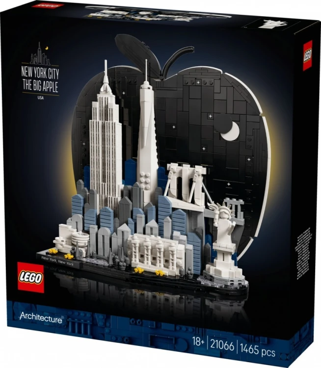 LEGO Klocki Architecture 21066 Nowy Jork - Wielkie Jabłko