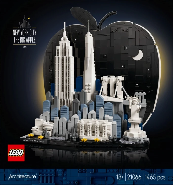 LEGO Klocki Architecture 21066 Nowy Jork - Wielkie Jabłko