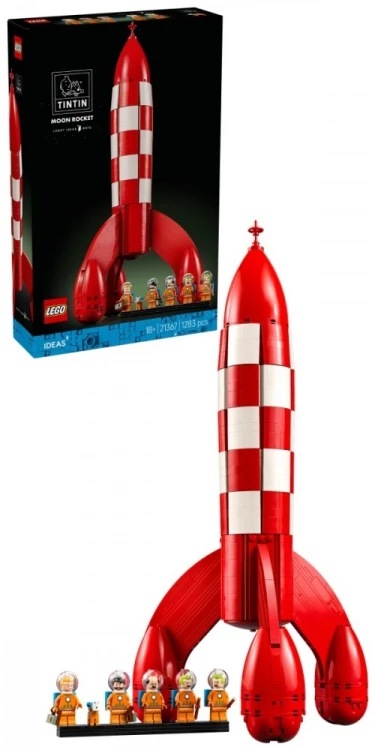 LEGO Klocki Ideas 21367 Tintin i rakieta na Księżyc