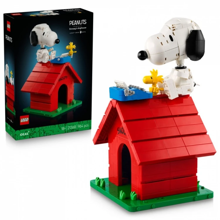LEGO Klocki Ideas 21368 Fistaszki: Buda Snoopyego
