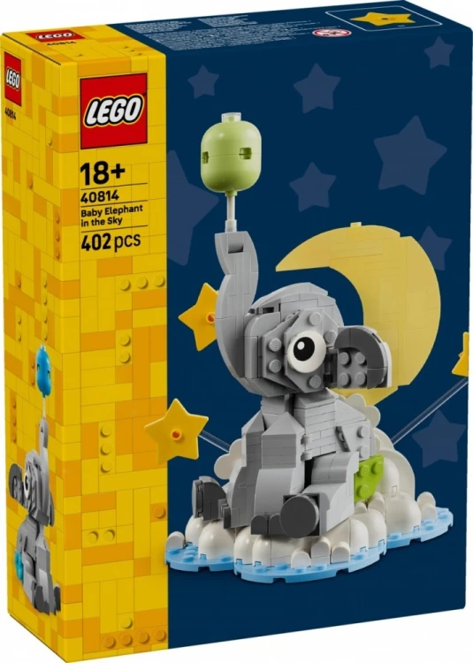LEGO Klocki Iconic 40814 Słoniątko na niebie