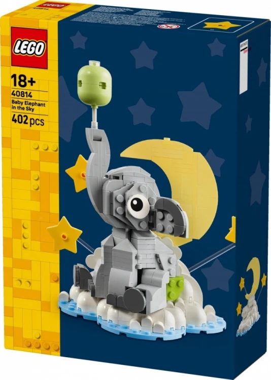 LEGO Klocki Iconic 40814 Słoniątko na niebie