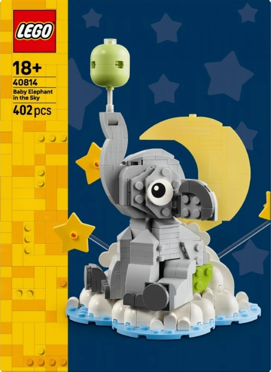 LEGO Klocki Iconic 40814 Słoniątko na niebie