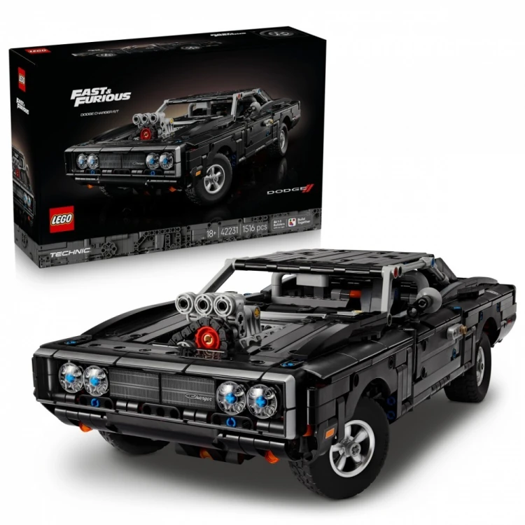 LEGO Klocki Technic 42231 Samochód Fast and Furious Dodge Charger R/T
