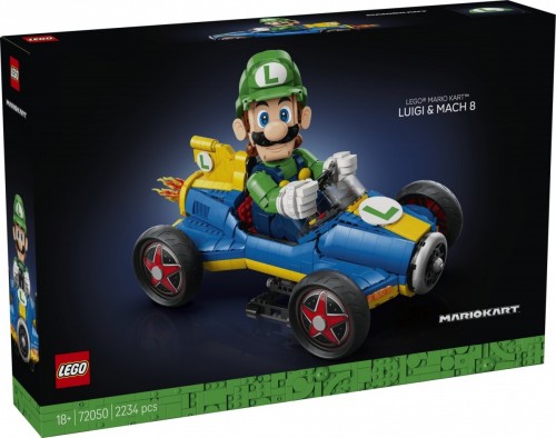 LEGO Klocki Super Mario 72050 Mario Kart - Luigi i Mach 8