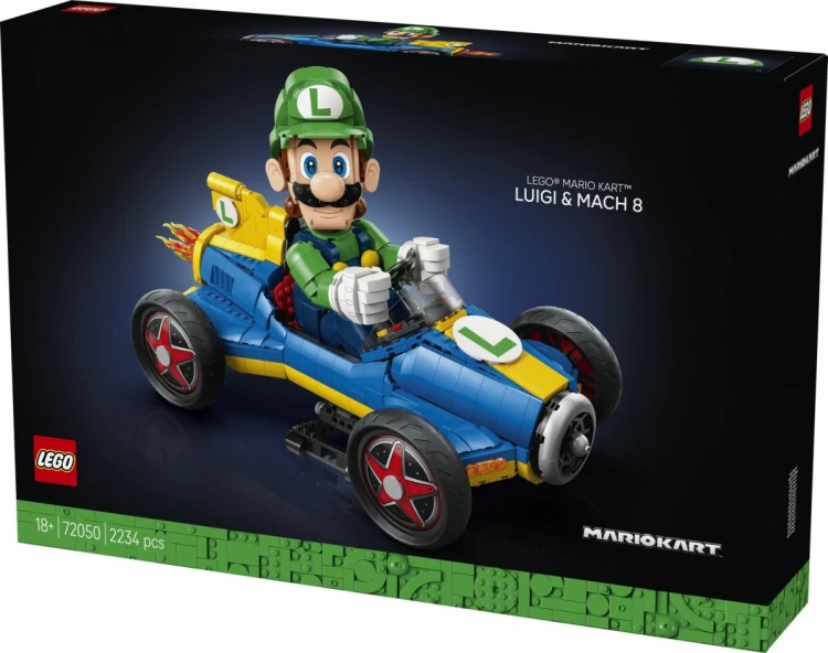LEGO Klocki Super Mario 72050 Mario Kart - Luigi i Mach 8
