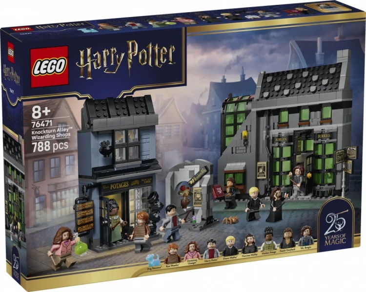 LEGO Klocki Harry Potter 76471 Magiczne sklepy na ulicy Śmiertelnego Nokturnu