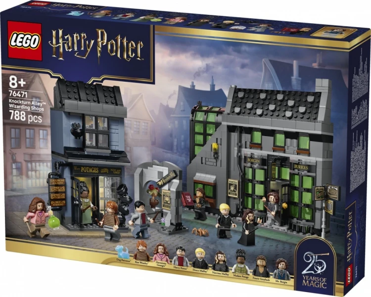 LEGO Klocki Harry Potter 76471 Magiczne sklepy na ulicy Śmiertelnego Nokturnu