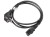 Lanberg Kabel zasilający CEE 7/7 - IEC 320 C13 VDE 1.8M czarny