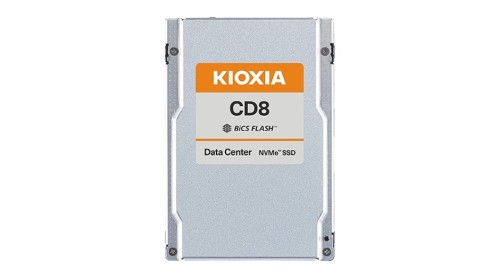 Kioxia Dysk SSD CD8-V 800GB U.2 NVMe Gen.4 1x4 DWPD 3 3D TLC BiCS Flash Data Center NVMe non-SED SIE PLP