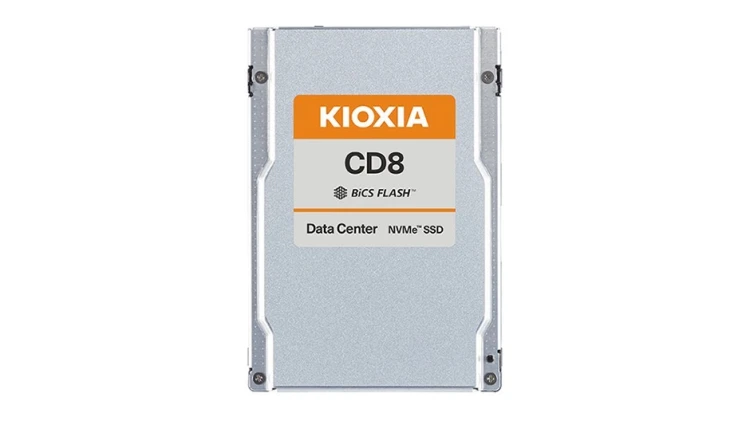 Kioxia Dysk SSD CD8-V 800GB U.2 NVMe Gen.4 1x4 DWPD 3 3D TLC BiCS Flash Data Center NVMe non-SED SIE PLP