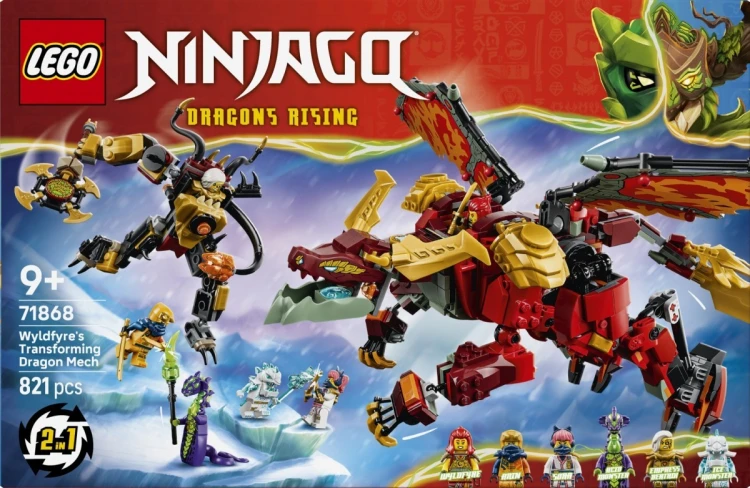 LEGO Klocki Ninjago 71868 Transformujący smoczy mech Wyldfyre