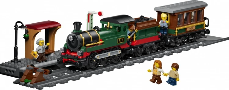 LEGO Klocki City 60511 Retro pociąg z lokomotywą parową