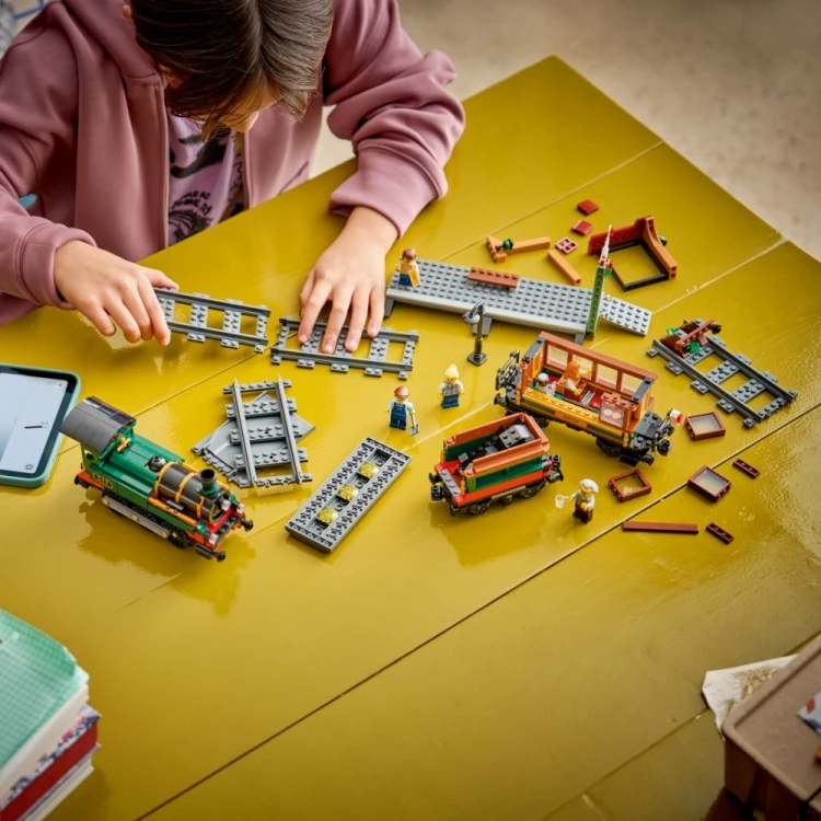 LEGO Klocki City 60511 Retro pociąg z lokomotywą parową