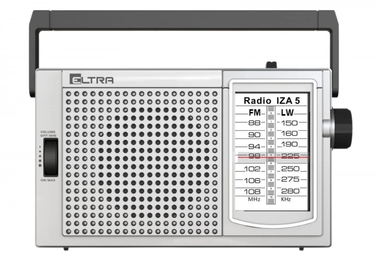 Eltra Radio IZA-5 srebrne