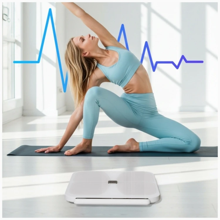 AWEI Waga do ciała SS1 bluetooth 5.0 wielofunkcyjna biała