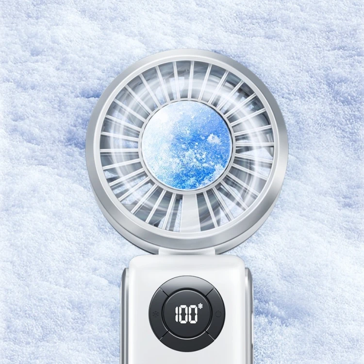 AWEI Wiatrak wentylator F39 ręczny fast ice biały