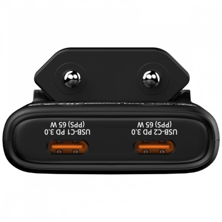 Verbatim Ładowarka uniwersalna Fold n GO GaN 65W 2xUSB-C PD 3.0 PPS Czarna