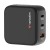 Verbatim Ładowarka Mini GaN 65W TFT 2xUSB-C 1xUSB-A  EU/UK/USA 30238