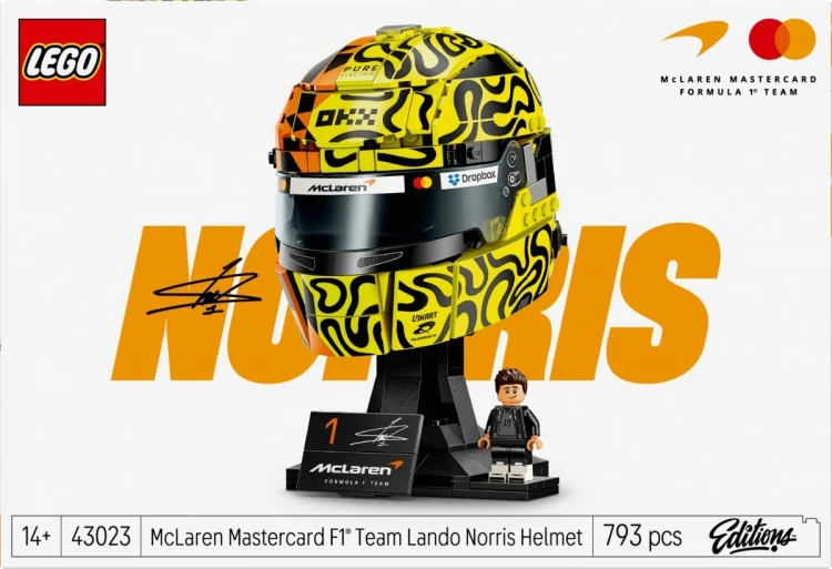 LEGO Klocki Editions 43023 Kask Lando Norris McLaren