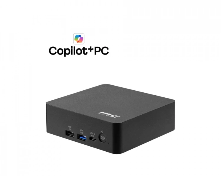 MSI Mini PC Cubi NUC AI+ 3MG-005BEU noOS/CU5-322/WiFi/BT/Black