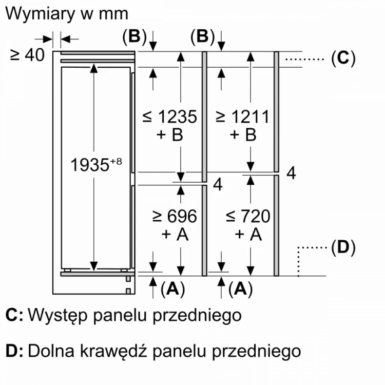 Bosch Chłodziarko-zamrażarka KBN96VFE0