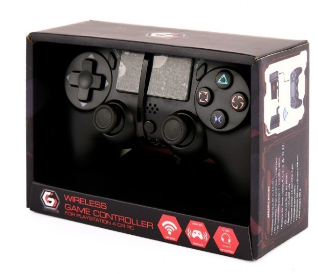 Gembird Bezprzewodowy Gamepad PlayStation 4 PC czarny