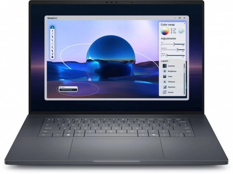 Dell Stacja robocza Dell Pro Max 16 Premium MA16250 W11P U9-285H|64GB|1TB|RTX PRO 2000Blackwell 8GB GDDR7|FgrPr|Cam&Mic|WLAN+BT|16.0 FHD+|6C|vPro/3YPS