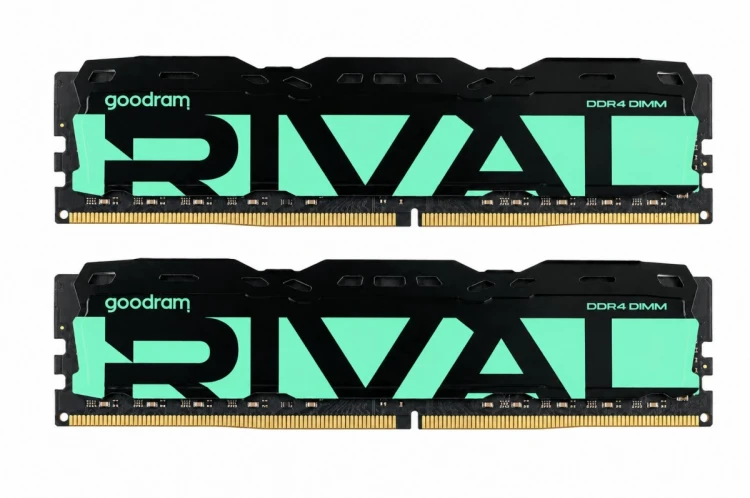 GOODRAM Pamięć do PC DDR4 Rival Radiant 32GB (2*16)/3200 CL16 zielona