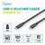 Digitus Kabel połączeniowy silikonowy USB-C-USB-C | USB 4 ver.2.0 80Gbps | 8K@60Hz | PD 3.1 240W| 1,0m | czarny