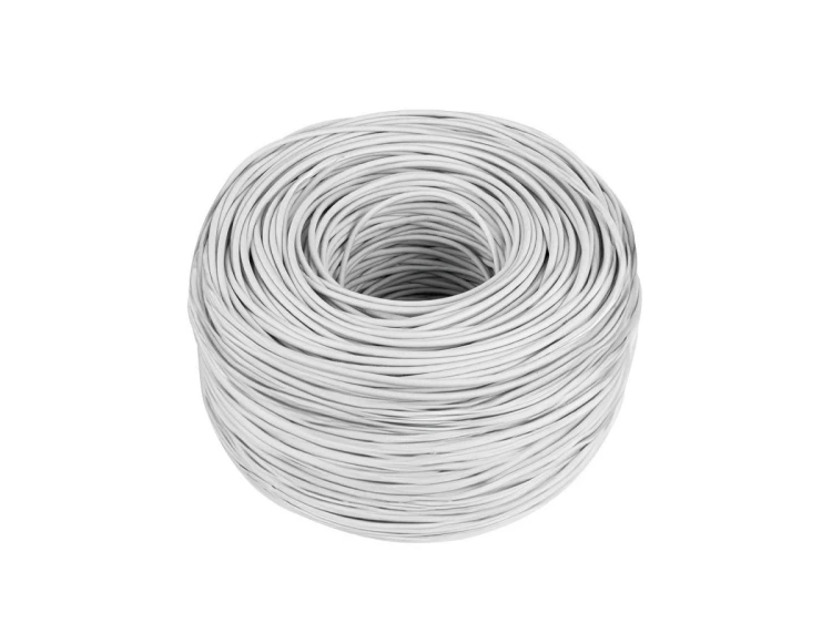 Lanberg Kabel LAN UTP kat.5e 305m drut CU LSZH CPR+FLUKE PASSED szary