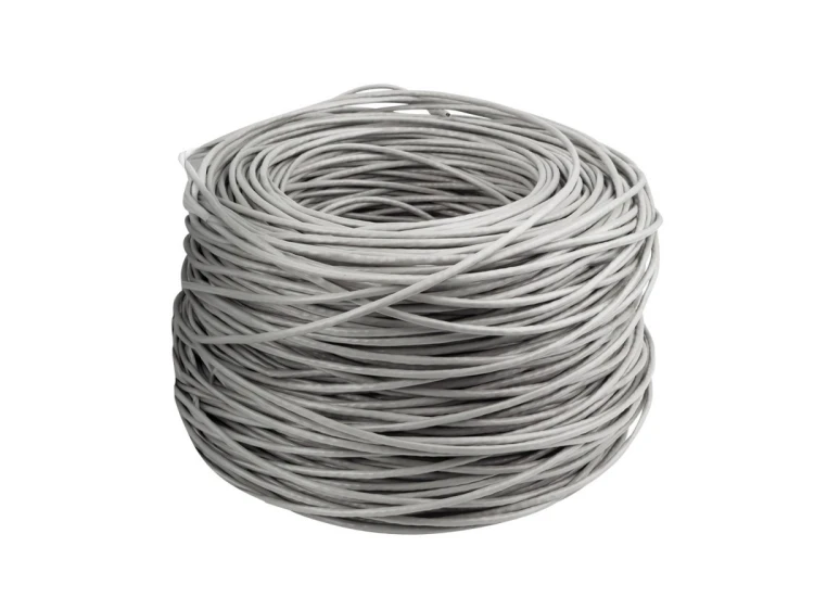 Lanberg Kabel LAN UTP kat.5e 305m drut CU LSZH CPR+FLUKE PASSED szary
