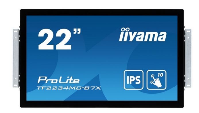 IIYAMA Monitor wielkoformatowy 21.5 cala TF2234MC-B7X IPS,POJ.10PKT.HDMI,DP.VGA,IP65,7H