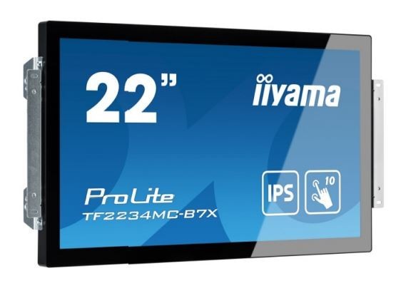 IIYAMA Monitor wielkoformatowy 21.5 cala TF2234MC-B7X IPS,POJ.10PKT.HDMI,DP.VGA,IP65,7H