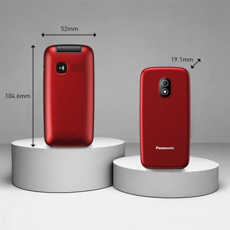 Panasonic Telefon komórkowy KX-TU410 EXR 4G czerwony