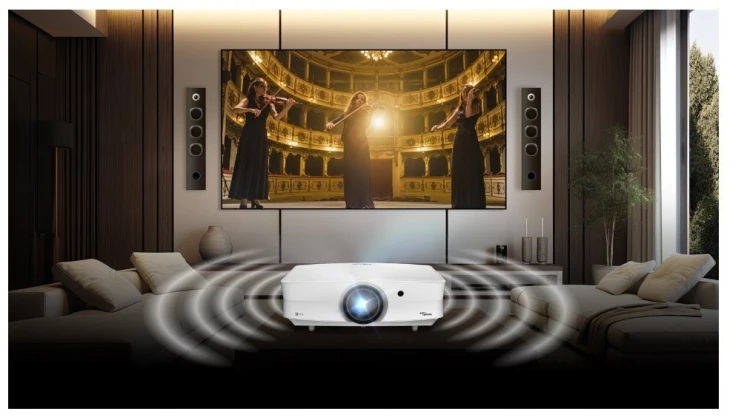 Optoma Projektor UHZ68LV-W 4K UHD, 5000ANSI DUAL LASER