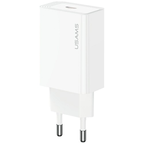 USAMS Ładowarka sieciowa T69 20W USB-C biały
