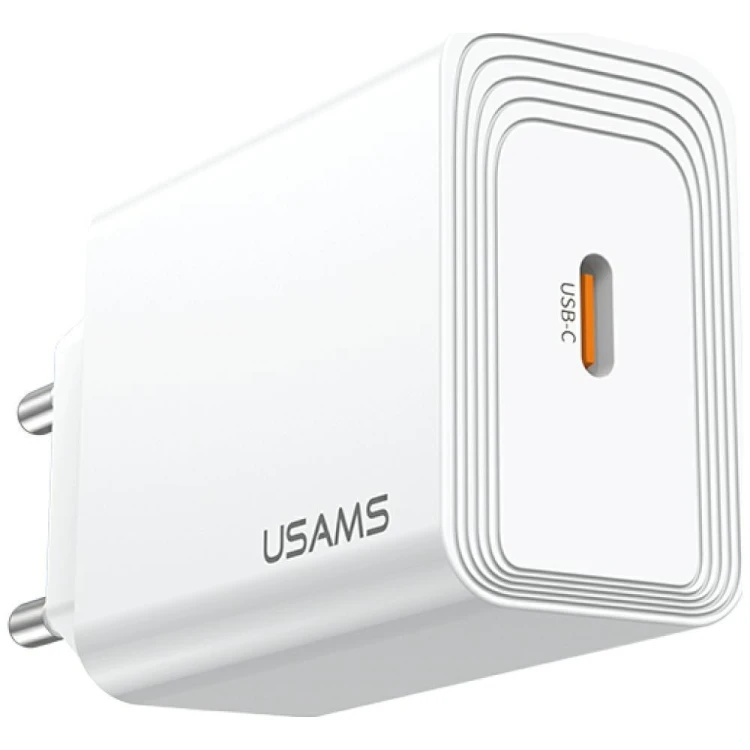USAMS Ładowarka sieciowa T69 20W USB-C biały