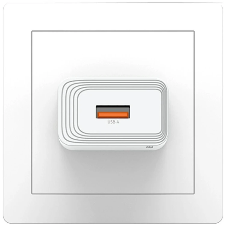 USAMS Ładowarka sieciowa T69 10,5W 2,1A USB-A biała