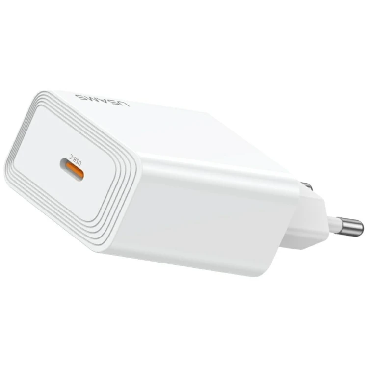 USAMS Ładowarka sieciowa T69 30W USB-C biały