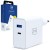 3MK Ładowarka sieciowa 45W PD 3.0 QC4+ USB-A USB-C biała