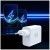 3MK Ładowarka sieciowa 45W PD 3.0 QC4+ USB-A USB-C biała