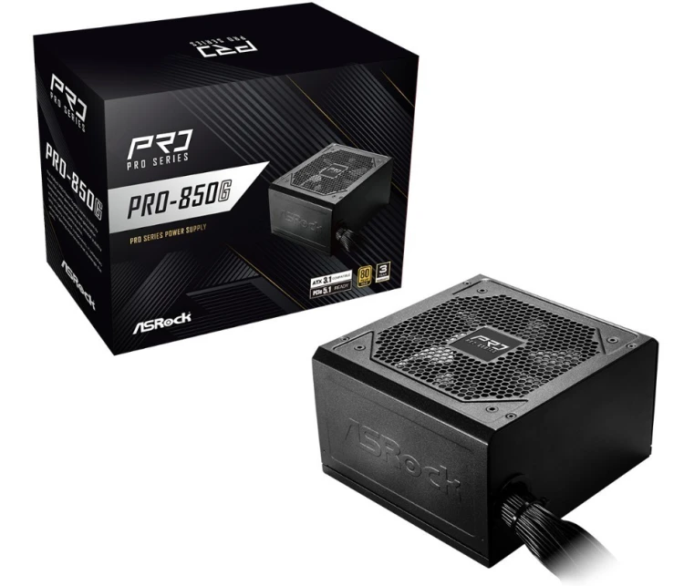 ASRock Zasilacz PRO-850G 850W 80PLUS GOLD NON MODULAR