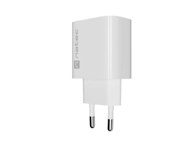 Natec Ładowarka sieciowa Ribera 1xUSB-c 20W biała