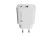 Natec Ładowarka sieciowa Ribera 1xUSB-A 1xUSB-C 20W biała