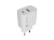 Natec Ładowarka sieciowa Ribera 1xUSB-A 1xUSB-C 20W biała