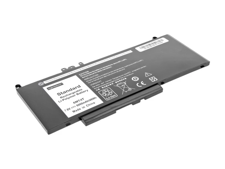 Movano Bateria 6MT4T 7V69Y K3JK9 do Dell E5470 E5570 7.6v - 6000 mAh (46 Wh)